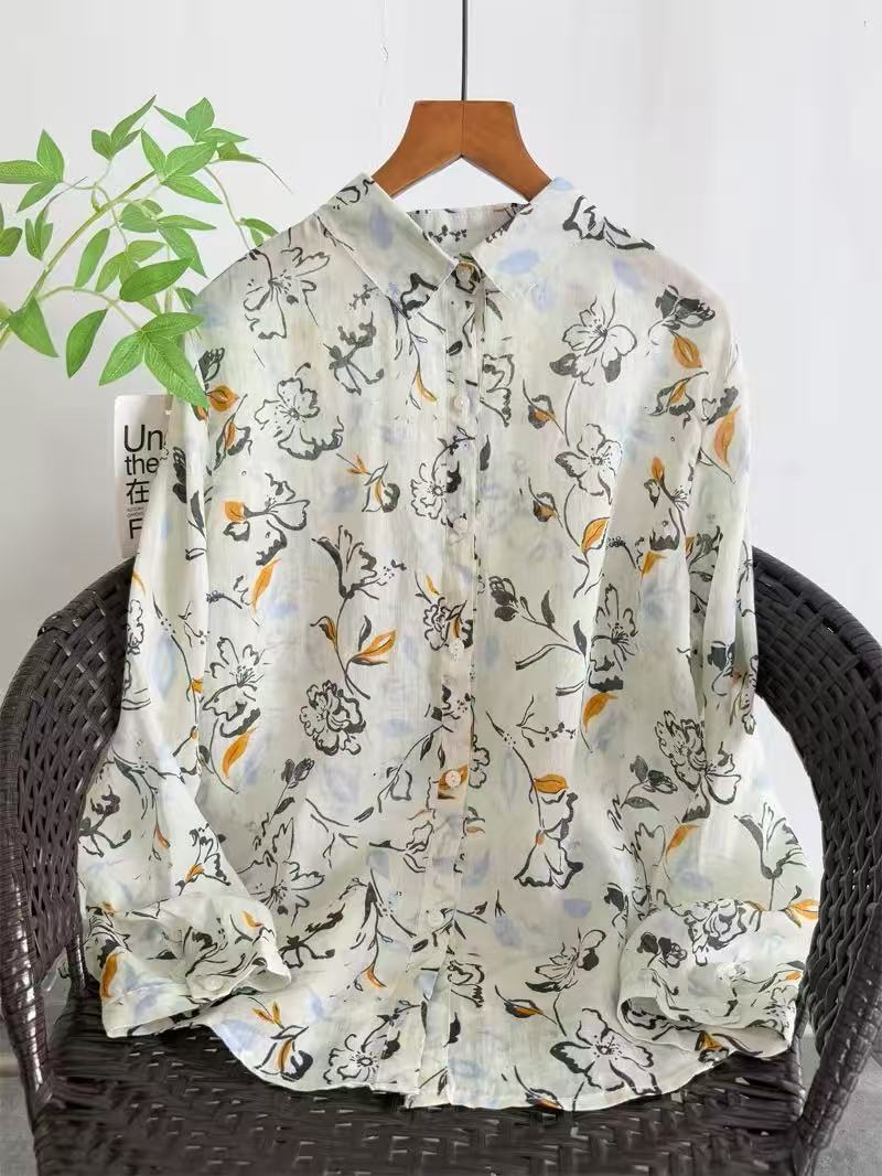 Summer Clothing Japan - 2026 Vintage clothing 100% ramie shirts
