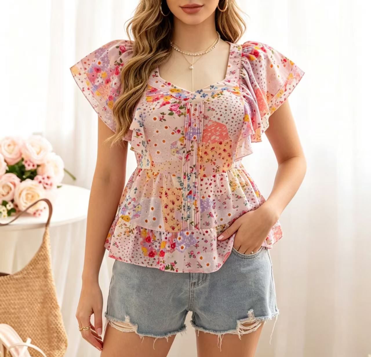 Summer Clothing Girl - Plus Size Women's Niche Design Small
