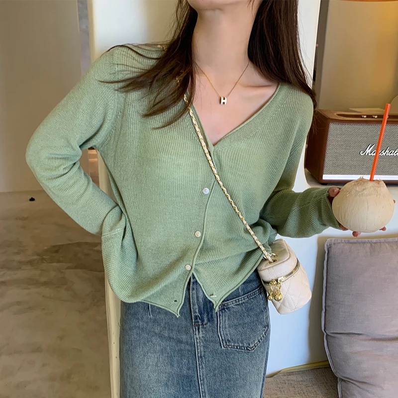 Summer Days Clothing - Women Clothing Sunscreen Knitted Sweater Women