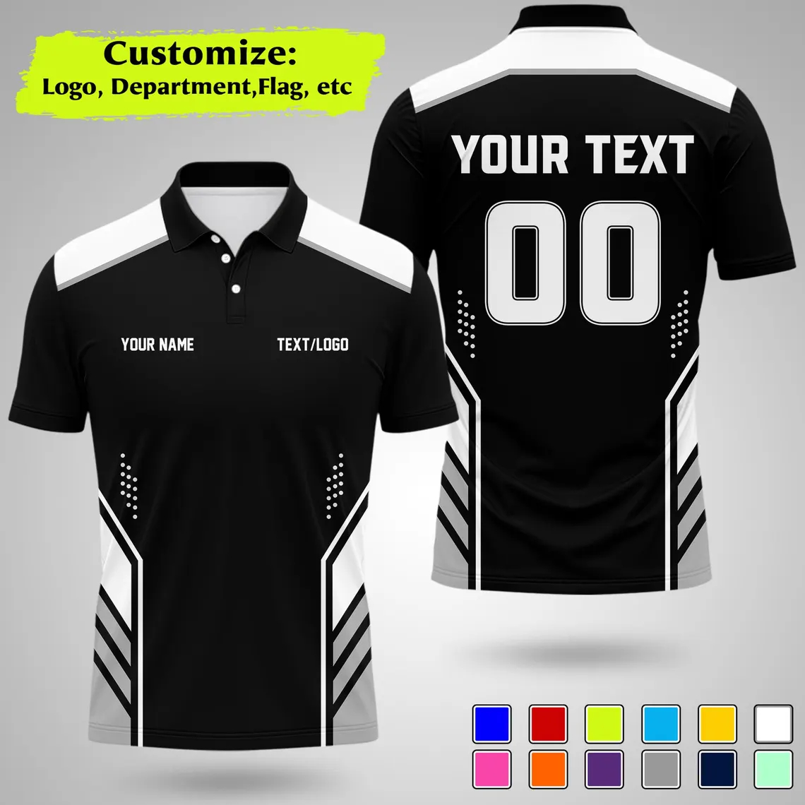 Summer Clothing Logo - New Personalized Team Polo Shirt Custom