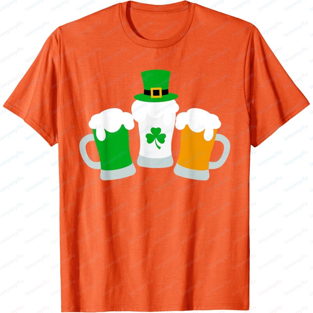 Ireland Summer Clothing - Men Summer Short Sleeve Cotton T-Shirt