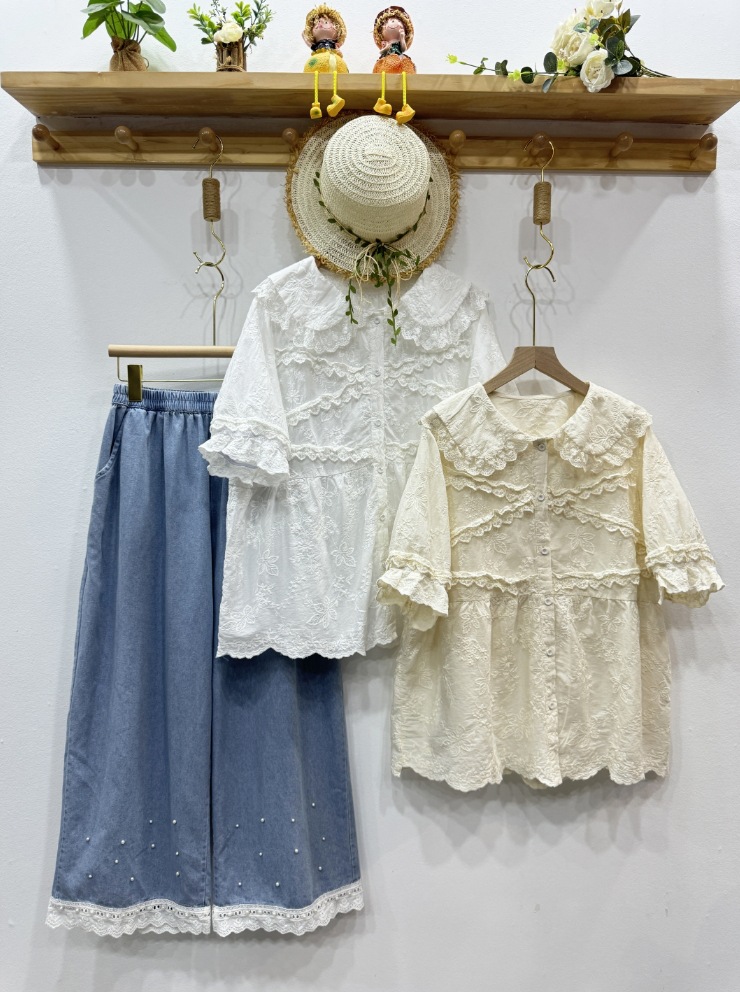 Summer Clothing For Japan - Mori kei clothing sweet lolita shirt