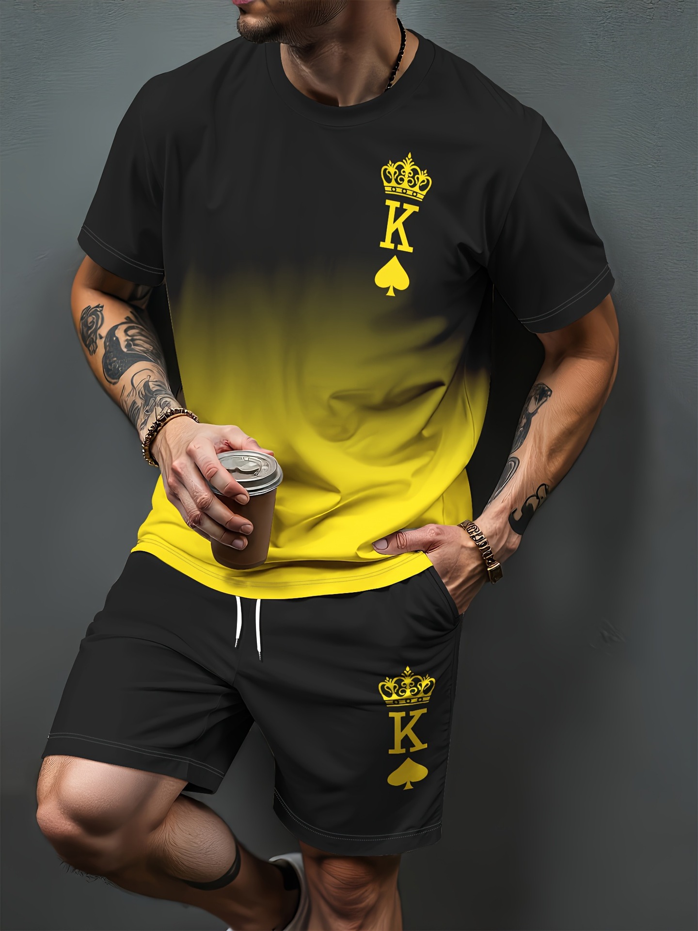 Gradient Letter Pattern 3D Pri - Summer Clothing Haul recension och pris