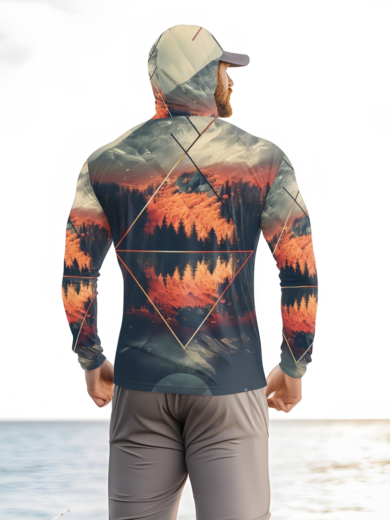 Outdoor Men's Fishing Hoodie B - Summer Clothing Long Sleeve recension och pris