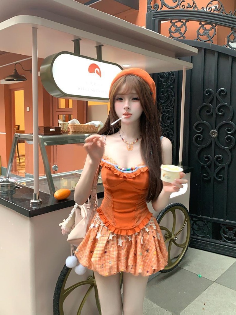 Summer New Orange Dopamine Swe - Summer Clothing Girl recension och pris