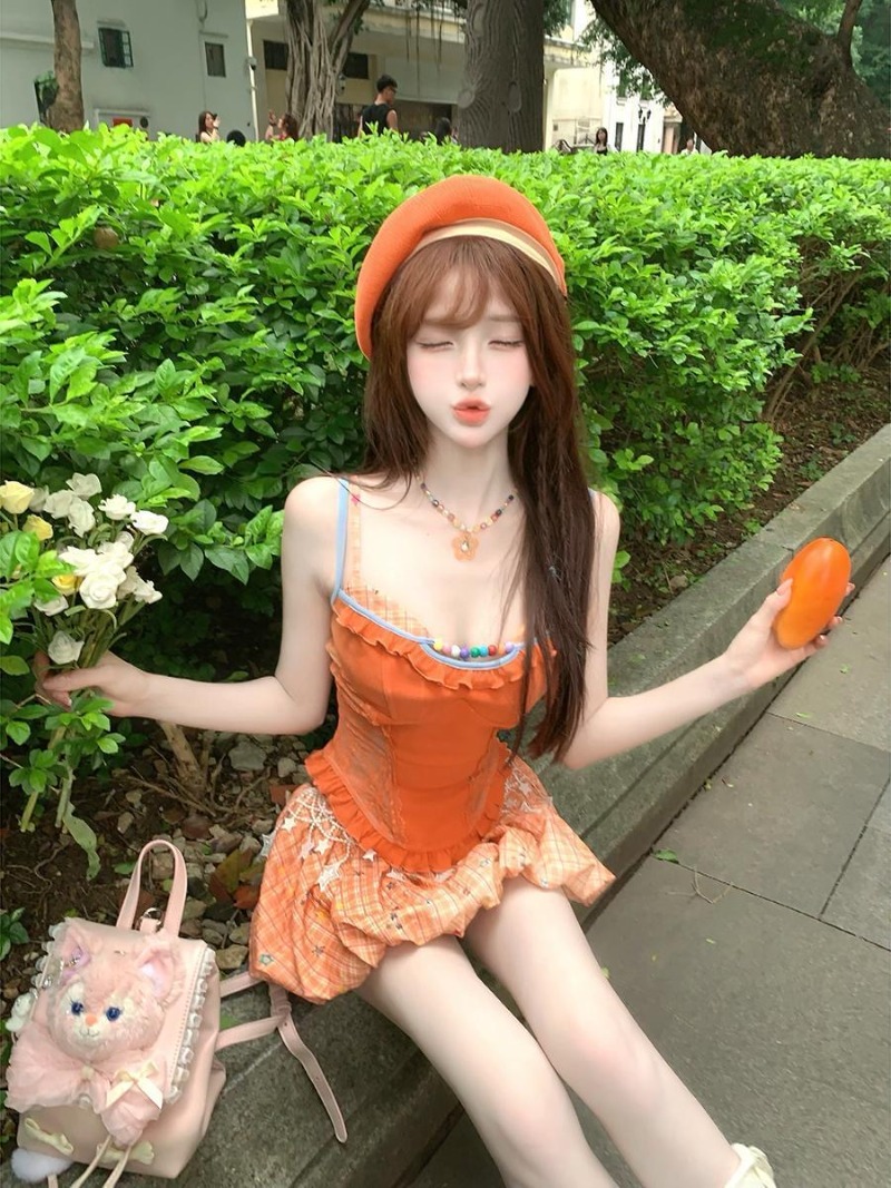 Summer New Orange Dopamine Swe - Summer Clothing Girl recension och pris
