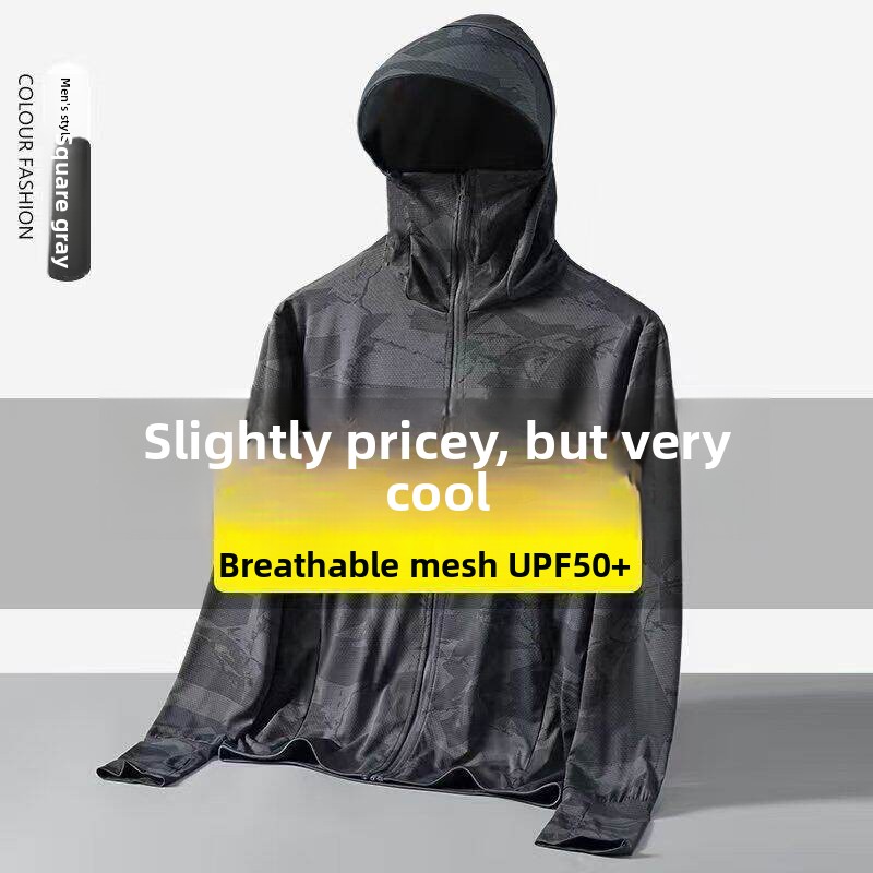 Men's Summer New Ice Silk Camo - Summer Clothing Long Sleeve recension och pris