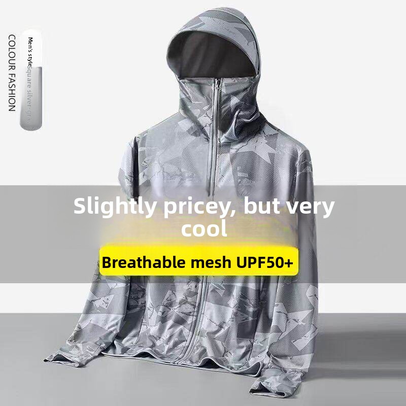 Men's Summer New Ice Silk Camo - Summer Clothing Long Sleeve recension och pris