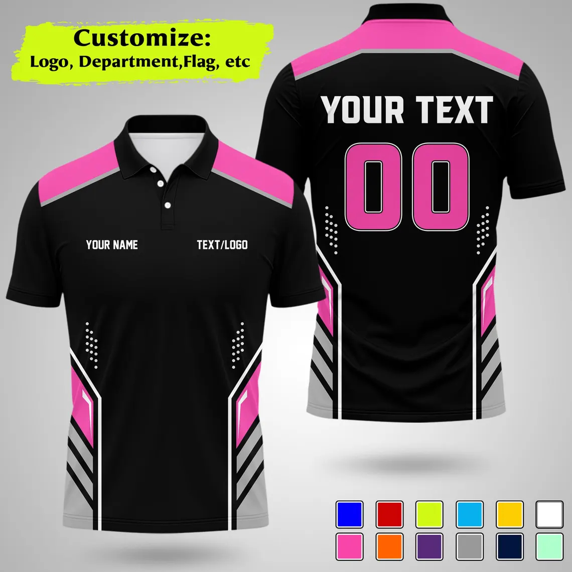 New Personalized Team Polo Shi - Summer Clothing Logo recension och pris