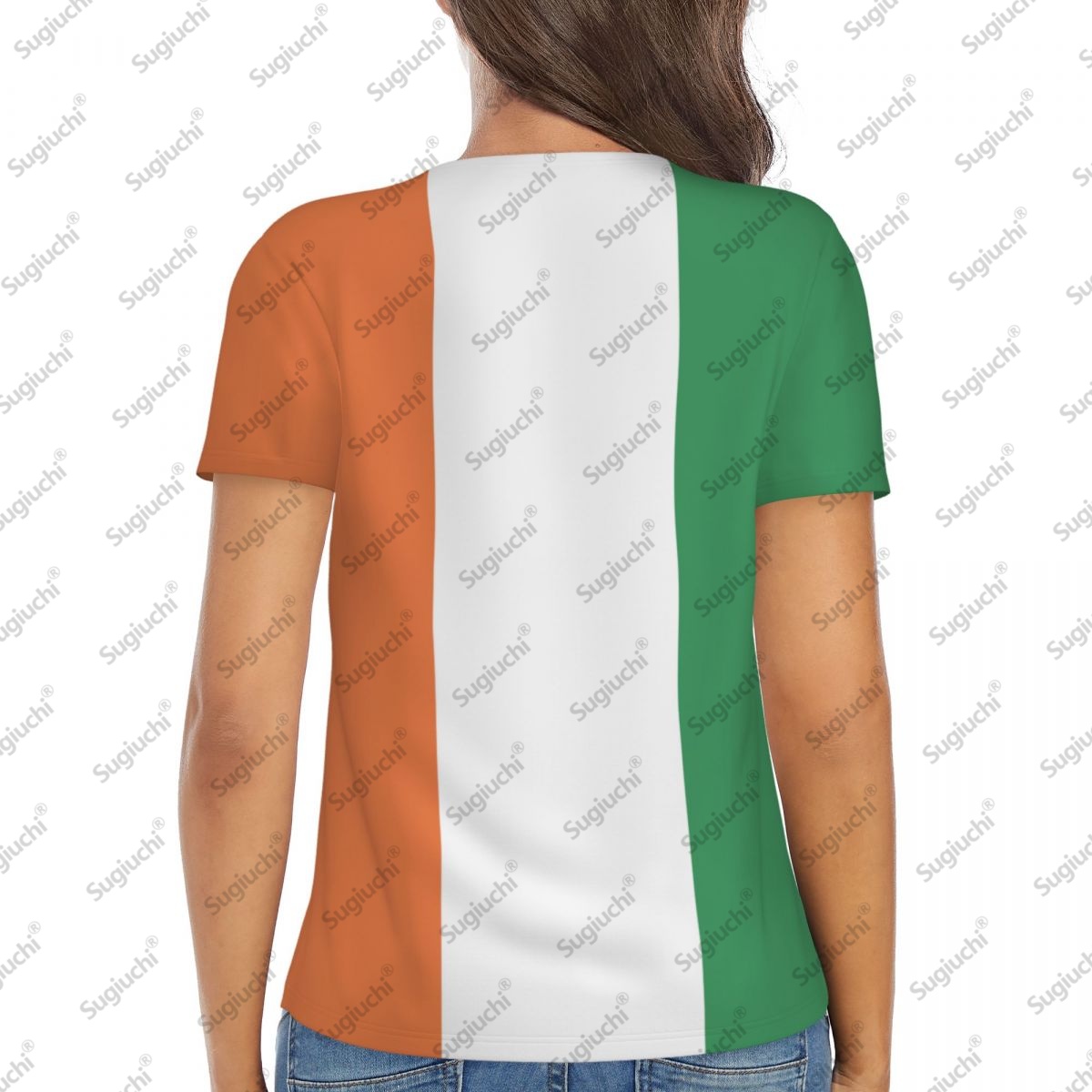 2025 Ireland Flag Sexy Deep V  - Ireland Summer Clothing recension och pris