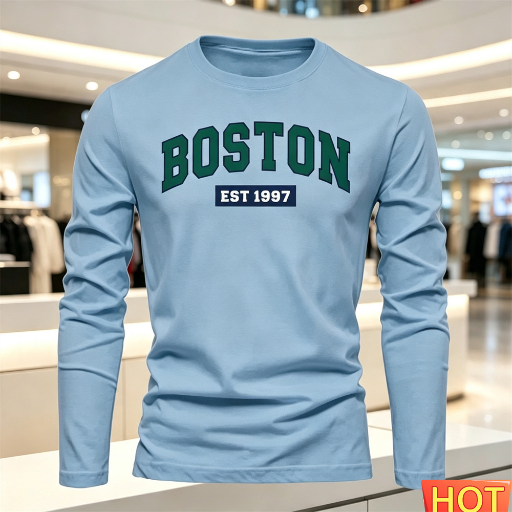 Autumn Summer Men's long sleev - Summer Clothing Long Sleeve recension och pris