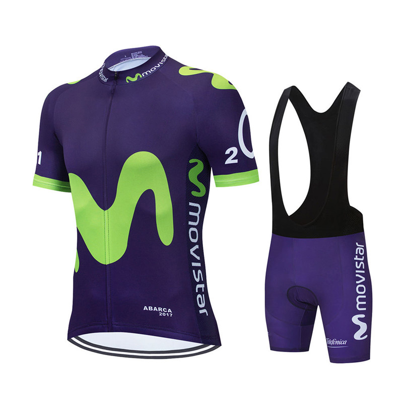 New Summer Movistar Team Cycli - Summer Clothing Men Sale recension och pris