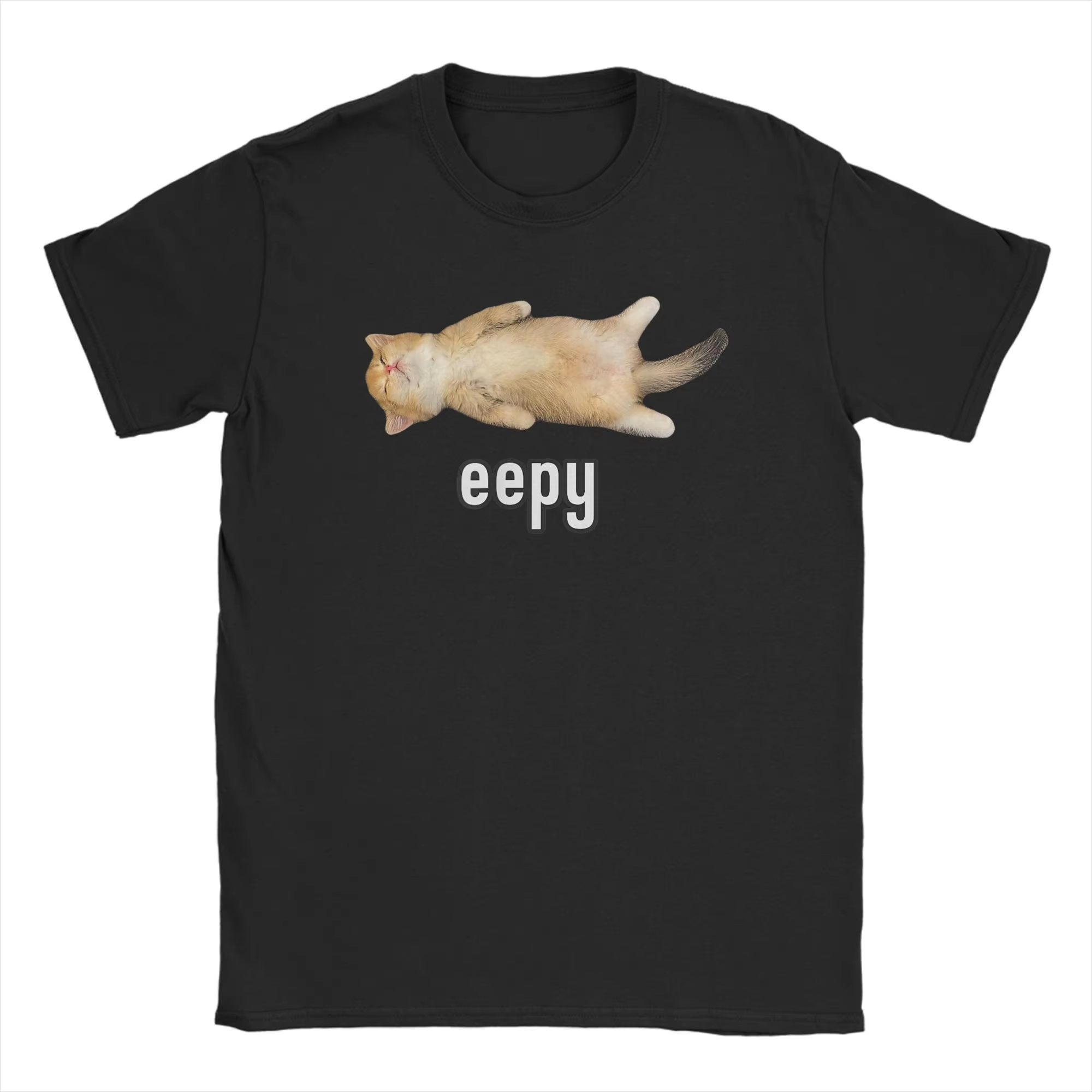 2026 Men T-Shirt Eepy Cat Slee - Summer Clothing Gif recension och pris