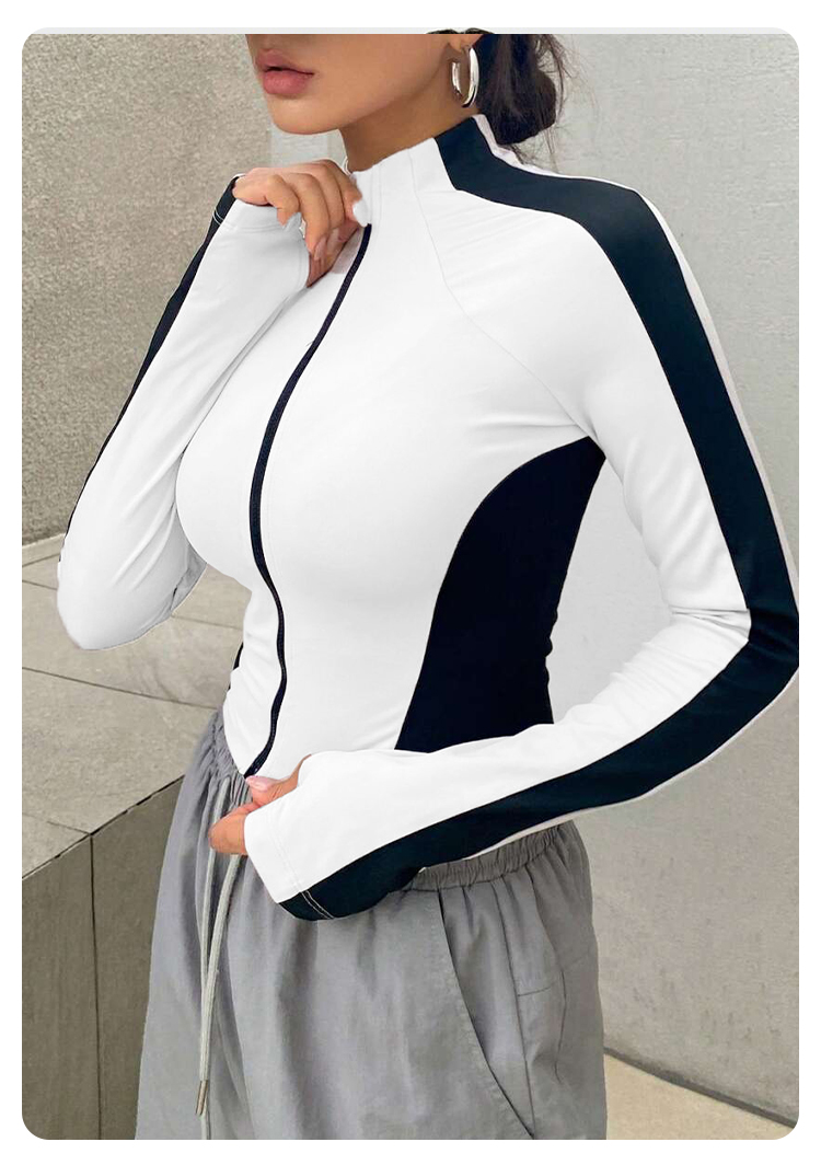 Yoga Clothes Stand Up Collar J - Summer Clothing Essentials recension och pris