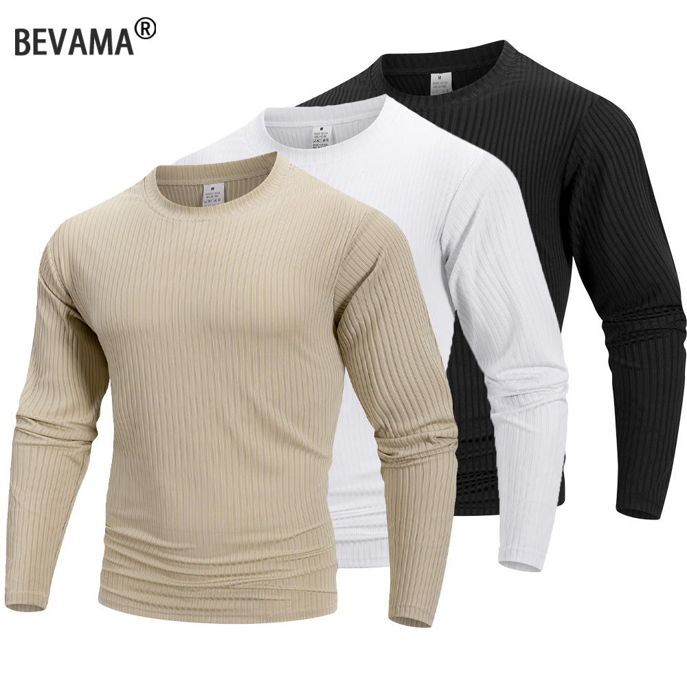 Spring Summer Men's Crew Neck  - Summer Clothing Long Sleeve recension och pris