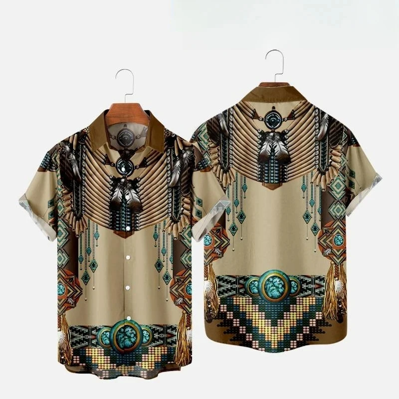 Indian Ethnic Style 3D Print B - Indian Summer Vintage Clothing recension och pris