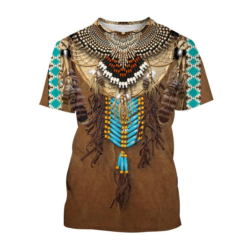 Indian Ethnic Style 3D Print T - Indian Summer Vintage Clothing recension och pris