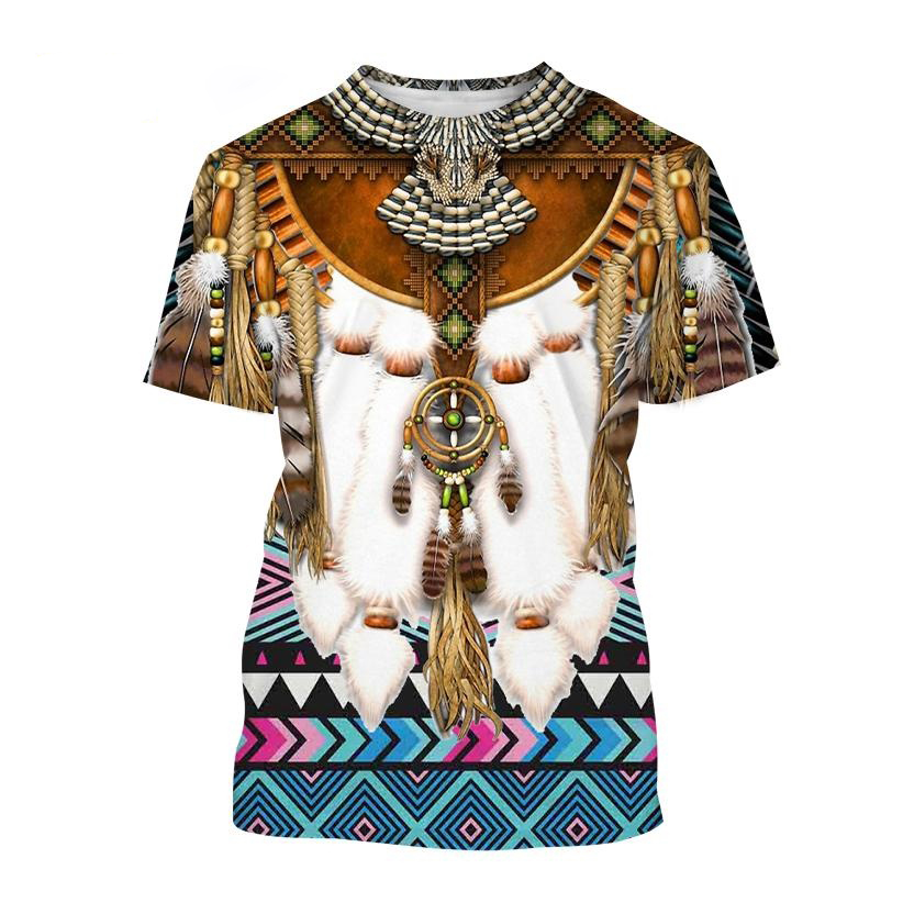 Indian Ethnic Style 3D Print T - Indian Summer Vintage Clothing recension och pris