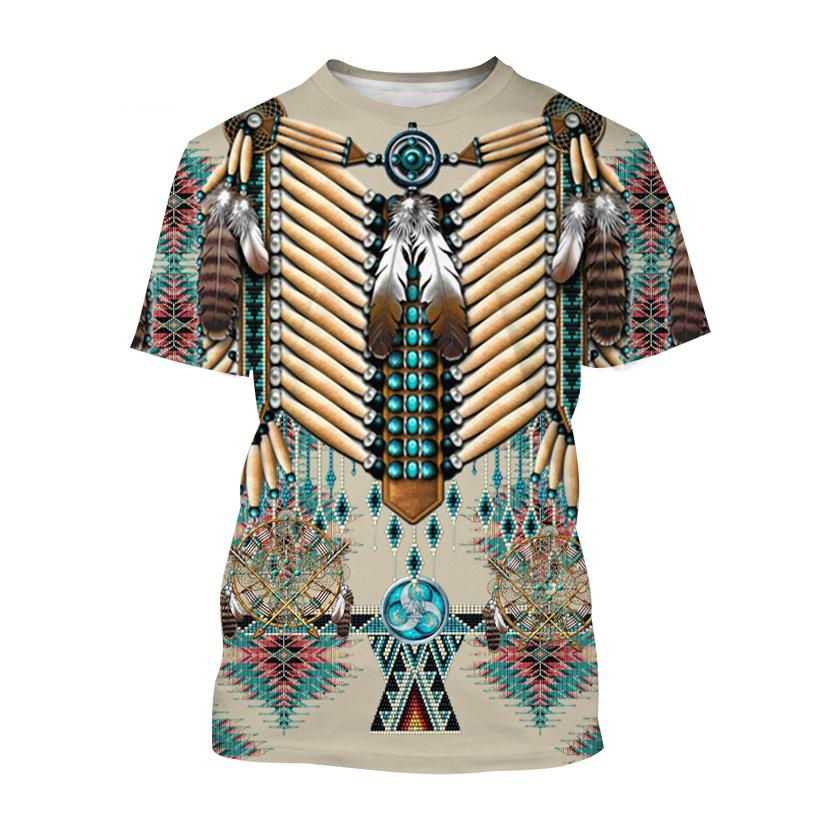 Indian Ethnic Style 3D Print T - Indian Summer Vintage Clothing recension och pris