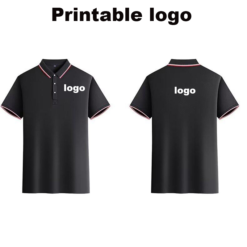 Custom Logo Men's Polo Shirts  - Summer Clothing Logo recension och pris