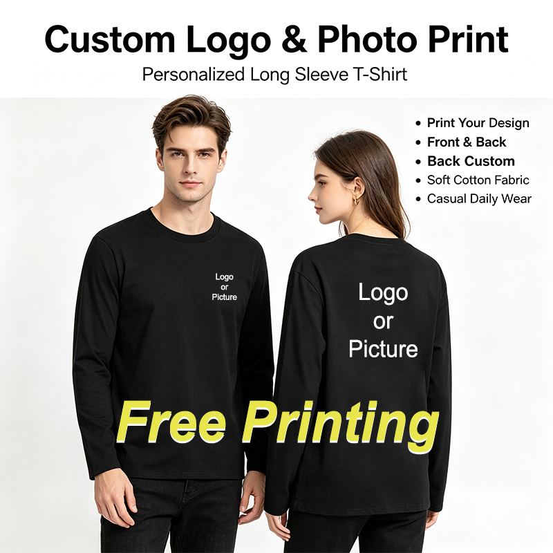 Customized Cotton Long Sleeve  - Summer Clothing Long Sleeve recension och pris