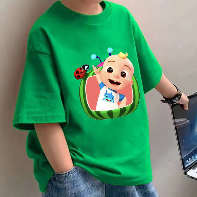 Cocomelons Baby T-Shirts Anime - Summer Clothing Girl recension och pris