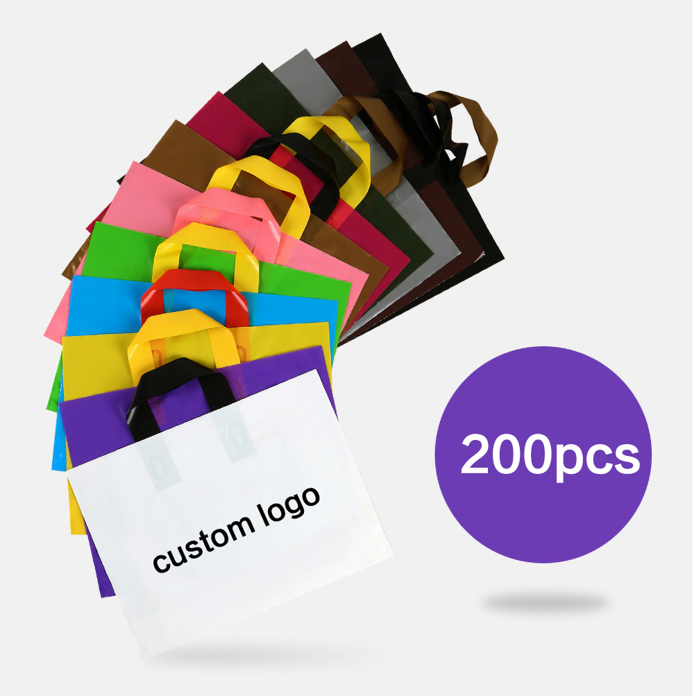 200pcs custom logo Shopping Ba - Summer Clothing Logo recension och pris
