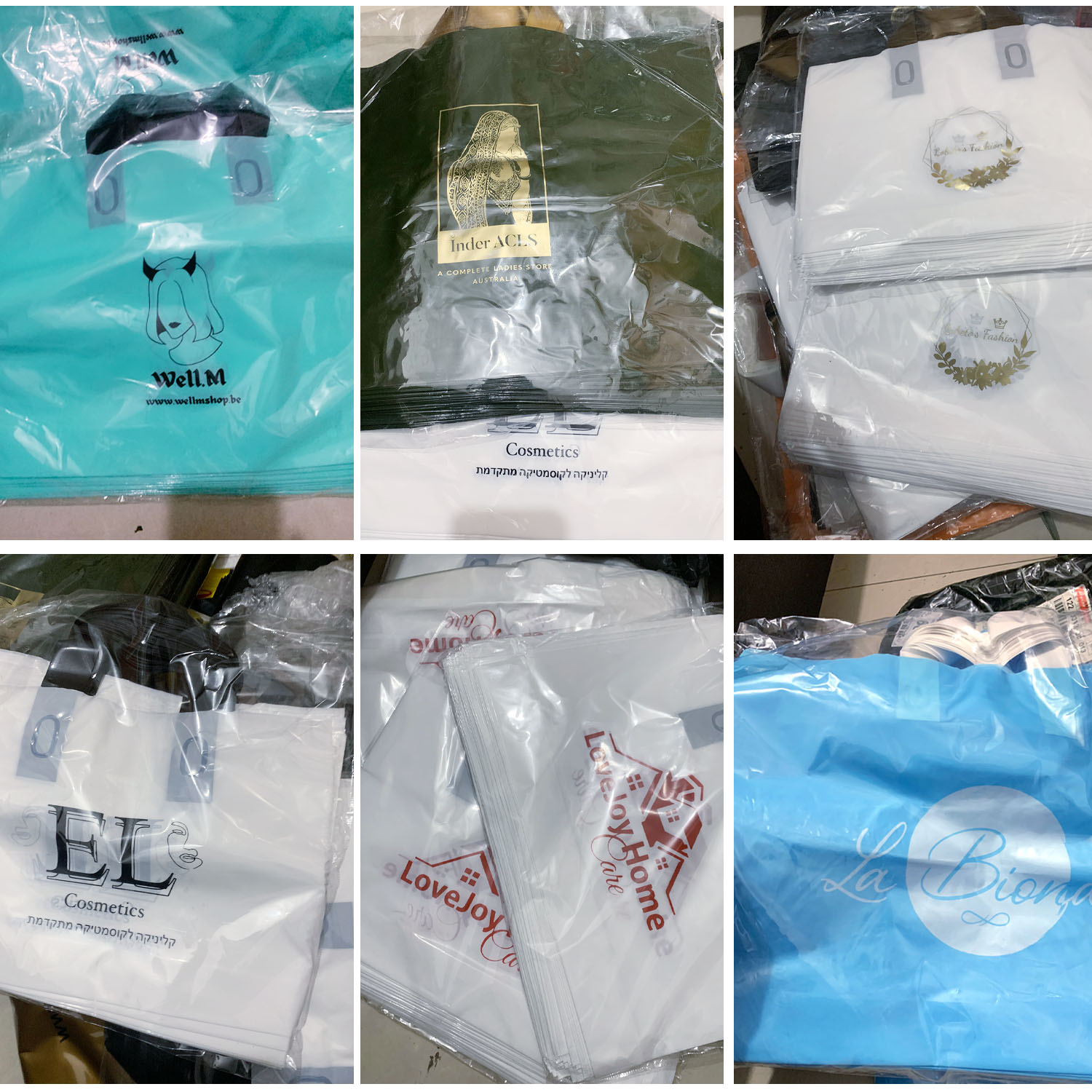 200pcs custom logo Shopping Ba - Summer Clothing Logo recension och pris